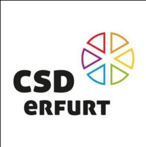 Buntes Logo des CSD Erfurt