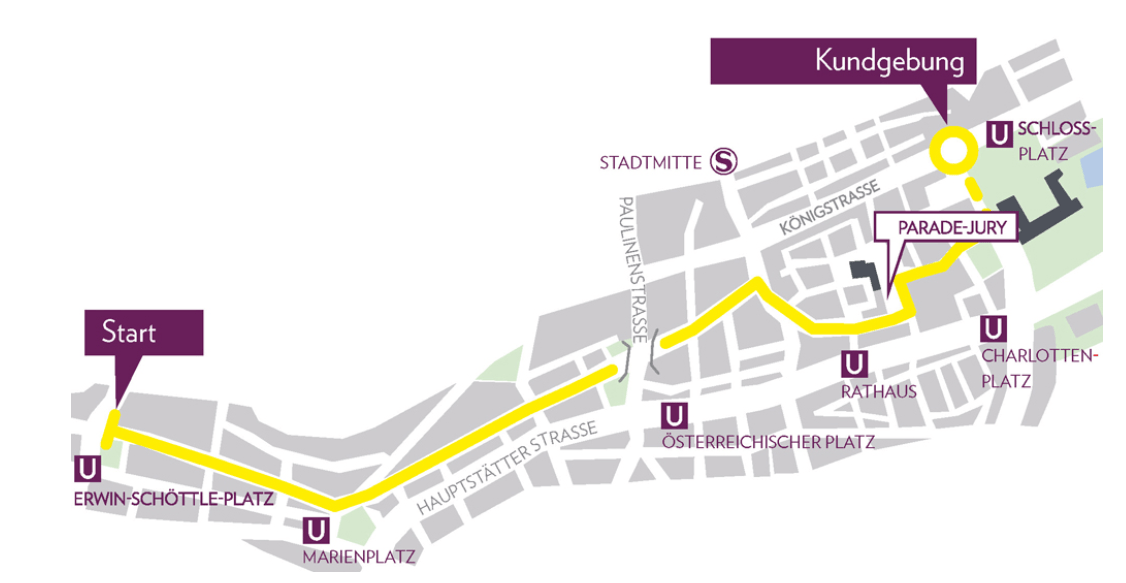 Route des CSD Stuttgart